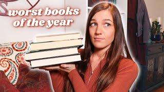 WORST BOOKS OF 2022  My Lowest Rated Reads of the Year 