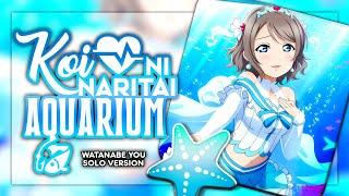 Koi ni Naritai AQUARIUM 恋になりたいAQUARIUM - Watanabe You Solo ver.  KANROMENG Full Lyrics