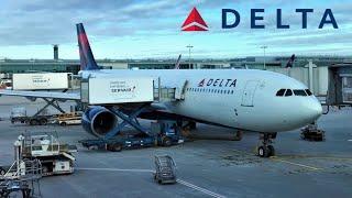 Delta Airlines Airbus A330  Paris CDG - New York JFK  FLIGHT REPORT