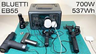 BLUETTI EB55 Portable Power Station 700W 537Wh review after use