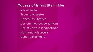 Male Infertility Causes and Treatment