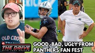 The Good Bad and Ugly for Carolina Panthers Fan Fest  The Drive with Josh Graham