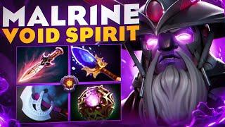 МАЛРИН НА ВОЙДЕ ПОКАЗАЛ ВСЮ СИЛУ ГЕРОЯ Malr1ne Void Spirit 7.36c