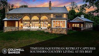 Timeless 58-Acre Equestrian Retreat Captures Southern Country Living At Its Best