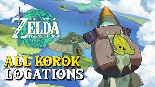Zelda Tears Of The Kingdom All 1000 Korok Locations