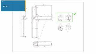 Improved automatic fabrication drawing creation in Tekla Structures 2024