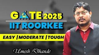 GATE 2025 IIT Roorkee #umeshdhande #gateacademy #gate2025 #gate#2026