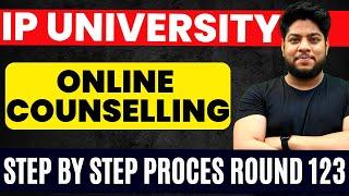 IP university Online Counselling Process 2023Step By Step process