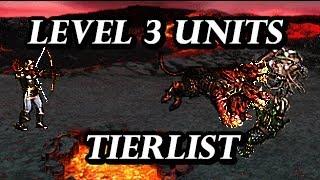 TRIPLE UPGRADE UNITS  Heroes 3 HotA Tier 3 creature TIER LIST