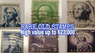 HIGH VALUE RARE STAMPS FROM UNITED STATES MY COLLECTION