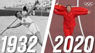 88 Years later...   Womens Javelin Then and Now