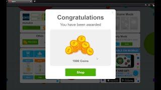 Agar.io Free 1000 COINS Reward PCMobile link in desc