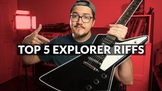 Top 5 Famous EXPLORER Guitar Riffs