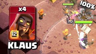 Klaus SUPER WIZARD Army in Tournament Clash of Clans