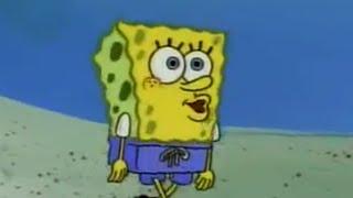 Spongebob on his way down the beach.mp4