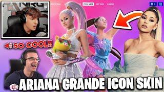 Streamers React to Ariana Grande Skin In Fortnite Item Shop