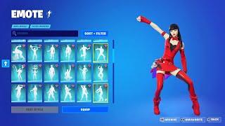 ALL FORTNITE ICON SERIES AND NEW TIKTOK EMOTES crossheart