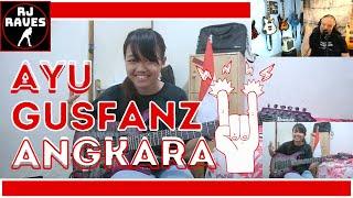 AYU GUSFANS ANGKARA POWER METAL COVER FIRST TIME REACTION #angkara #ayugusfanz #powermetalindonesia