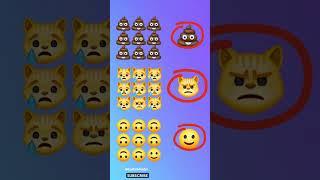  Identical Emojis Challenge Find Matches #VisualGame #EmojiMatching’’