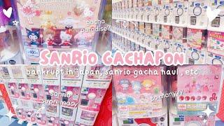 japan vlog  gachapon store sanrio rip wallet  gacha haul 