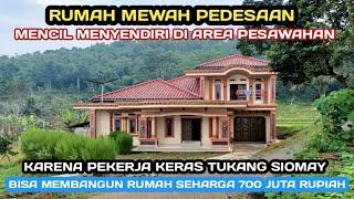 Rumah Mewah di Pedesaan Milik Pedagang Siomay Habis 700 Juta di Tengah Sawah Bikin Iri Semua Orang