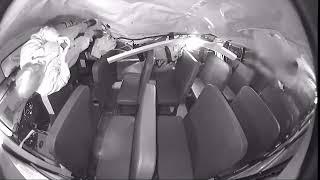 TERRIFYING video released by the Ohio state highway patrol show the moment a school bus crash