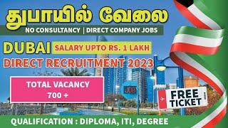 Free Visa  1 Lakh Rupees Salary  Jobs in Dubai 2023  UAE Jobs 2023  JOBS WORLD