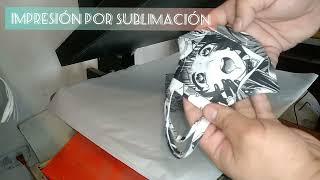 impresión por sublimación - Mascarilla personalizada