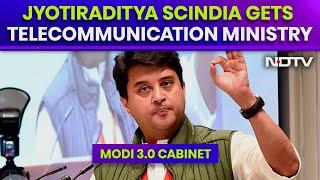 Modi 3.0 Ministries Announced Jyotiraditya Scindia Gets Telecommunication Ministry