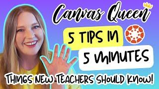 Top 5 Things Teachers Should Know About Canvas LMS