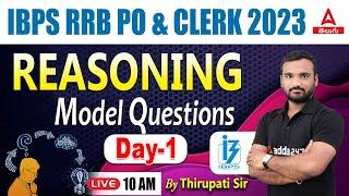 IBPS RRB Clerk & PO Reasoning Model Questions In Telugu  Day 1  Adda247 Telugu