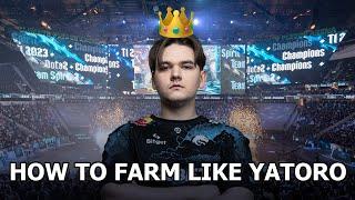 Yatoros farming pattern THE BEST in Dota