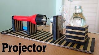 How to Make a Projector using bulb at Home