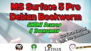 MS Surface 5 Pro goes Linux Debian Bookworm inkl. Custom-Surface-Kernel & ISO Download GERMAN