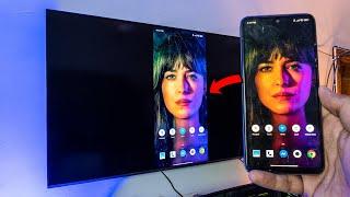 How to Connect Android Phone to Smart TV  Screen Mirroring  Wireless Display 2024