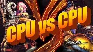 Street Fighter X Tekken - CPU vs CPU Scramble Battle 2v2 with Community Mod