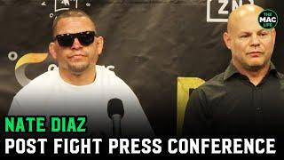 Nate Diaz talks Jake Paul defeat This is not a real fight this is a boxing competition