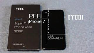 iPhone 7 Case Comparison - Peel Jet Black vs. Matte Black + GIVEAWAY