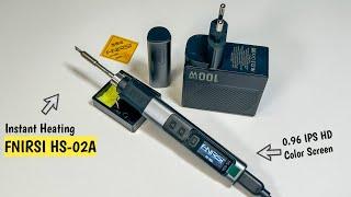 Brand new FNIRSI HS-02A electric soldering iron review