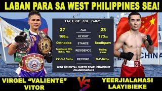 PHILIPPINES vs CHINA Virgel Vitor vs Yeerjialahasi Laayibieke WBO Pre-Fight Highlights  PMI-Bohol