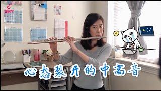 【Flute Lesson】长笛课程帮你解决吹到心态炸裂的中高音！