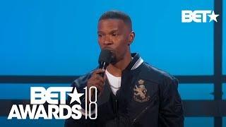 Jamie Foxx On XXXTentacion & Gives Emotional Speech On Combating Violence  BET Awards 2018