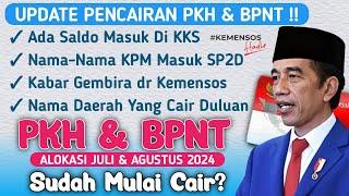 CAIR CAIR UPDATE PENCAIRAN PKH & BPNT JULI-AGUSTUS SP2D SUDAH TURUN ADA SALDO MASUK DI KKS