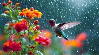 Birds In The Rain ️ Healing Music For Stress Relief With The Sounds Of Birds And Rain ️