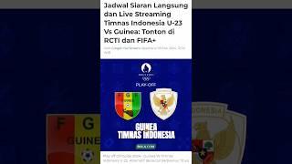 Timnas Indonesia U-23 vs Guinea U-23 #shorts