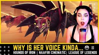 Dinka Kay REACTS HOUNDS OF IRON  Naafiri Cinematic - League of Legends