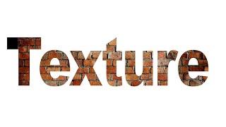 How to Add Texture to Text in Photoshop  Clipping Mask