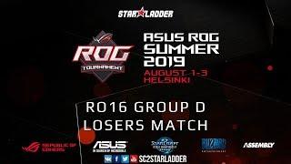 2019 Assembly Summer Ro16 Group D Losers Match Reynor Z vs GuMiho T