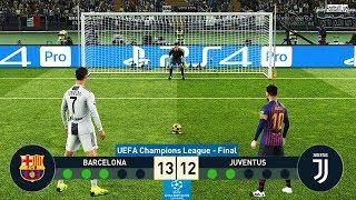 PES 2019  Barcelona vs Juventus  Final UEFA Champions League UCL  Penalty Shootout