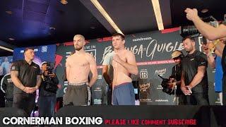 RESHAT MATI VS DAKOTA LINGER WEIGH IN & FACE-OFF AHEAD OF MSG WELTERWEIGHT BOUT